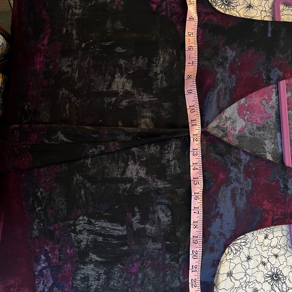 Rachel Roy Asymmetrical Abstract Print Tank - Picture 7 of 7